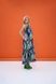 Women's viscose maxi sundress with cotton lining and a 'Fern Leaves' print