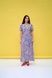 Viscose maxi dress "Abstract"