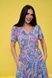 Viscose maxi dress "Abstract"