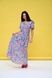 Viscose maxi dress "Abstract"