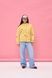 Women's lightweight yellow jacket with a 'Fox' print