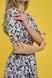 Women's beige cotton maxi dress with an 'Anemone' print