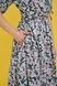 Women's beige cotton maxi dress with an 'Anemone' print