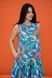 Grey cotton maxi sundress with "Shrimps" print