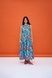 Grey cotton maxi sundress with "Shrimps" print