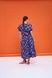 Бавовняний жіночий костюм фіолетовий в квітковий принт LVSTа2604_1 фото 4