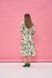 Women's white cotton midi dress with a 'Tropical Flowers' print