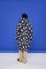 Women's dark blue winter down jacket with a 'Geese' print