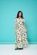 Women's white cotton maxi dress with a 'Frogs' print