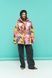Women's lightweight pink belted jacket with a 'Corals' print