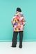 Women's lightweight pink belted jacket with a 'Corals' print